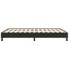 Cadre de lit sans matelas noir 120x210 cm velours 