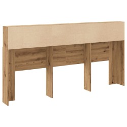 Armoire de tête de lit chêne artisanal 200x19x103,5 cm 