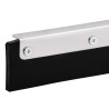 Raclette à plancher 55x122,5 cm acier et caoutchouc 