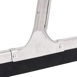 Raclette à plancher 55x122,5 cm acier et caoutchouc 