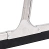 Raclette à plancher 55x122,5 cm acier et caoutchouc 