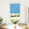 Store plissé bleu 65x100 cm largeur du tissu 64,4 cm polyester 