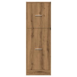 Armoire d'apothicaire chêne artisanal bois d'ingénierie 