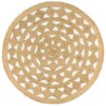 Tapis fait à la main Jute tressée 180 cm 