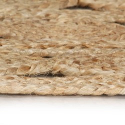 Tapis fait à la main Jute tressée 180 cm 