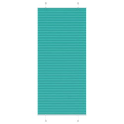 Store plissé vert pétrole 100x200cm largeur du tissu 99,4 cm 