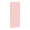 Store plissé rose 100x200 cm largeur du tissu 99,4 cm polyester 