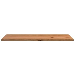 Dessus de table marron clair bois chêne massif rectangulaire 