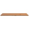 Dessus de table marron clair bois chêne massif rectangulaire 