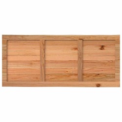 Dessus de table marron clair bois chêne massif rectangulaire 