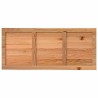 Dessus de table marron clair bois chêne massif rectangulaire 