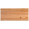 Dessus de table marron clair bois chêne massif rectangulaire 