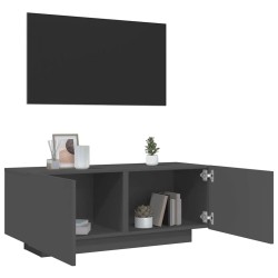 Meuble TV Gris 100x35x40 cm Aggloméré 
