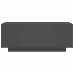 Meuble TV Gris 100x35x40 cm Aggloméré 