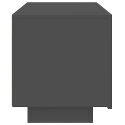 Meuble TV Gris 100x35x40 cm Aggloméré 