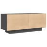 Meuble TV Gris 100x35x40 cm Aggloméré 