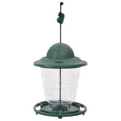 Mangeoires pour oiseaux 3 pcs vert foncé 13x13x17 cm 