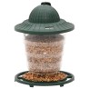 Mangeoires pour oiseaux 3 pcs vert foncé 13x13x17 cm 
