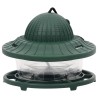 Mangeoires pour oiseaux 3 pcs vert foncé 13x13x17 cm 