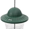 Mangeoires pour oiseaux 3 pcs vert foncé 13x13x17 cm 
