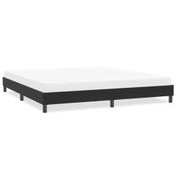 Cadre de lit sans matelas noir 200x210 cm velours 