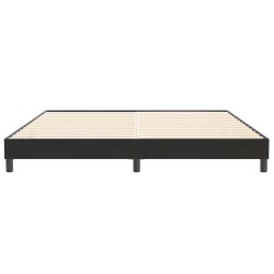 Cadre de lit sans matelas noir 200x210 cm velours 