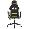 Chaise de jeu de massage Noir et vert clair Tissu 