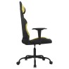 Chaise de jeu de massage Noir et vert clair Tissu 