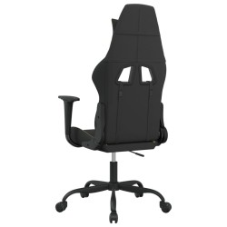 Chaise de jeu de massage Noir et vert clair Tissu 