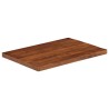 Dessus de table 80x70x3,8 cm rectangulaire bois massif récupéré 