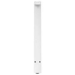 Pieds de table à manger en forme de A 2 pièces Blanc 60 x (72-73) cm Acier 