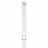 Pieds de table à manger en forme de A 2 pièces Blanc 60 x (72-73) cm Acier 