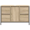 Meuble sous-vasque avec tiroirs chêne sonoma 90x34,5x60 cm 