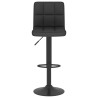 Tabouret de bar Noir Tissu 