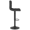 Tabouret de bar Noir Tissu 