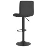 Tabouret de bar Noir Tissu 