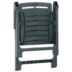 Chaises de jardin lot de 2 Plastique Vert 