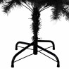 Sapin de Noël artificiel avec support noir 150 cm PVC 