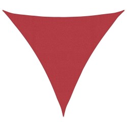 Voile d'ombrage 160 g/m² Rouge 4,5x4,5x4,5 m PEHD 