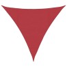 Voile d'ombrage 160 g/m² Rouge 4,5x4,5x4,5 m PEHD 