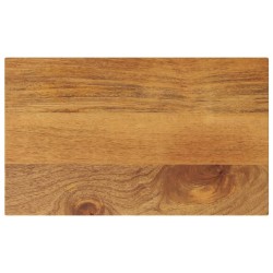 Dessus de table 50x20x3,8 cm rectangulaire bois massif manguier 
