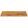 Dessus de table 50x20x3,8 cm rectangulaire bois massif manguier 