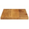 Dessus de table 50x20x3,8 cm rectangulaire bois massif manguier 