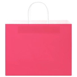 Sacs en papier 50 pcs avec poignées rose 32x22x24 cm 