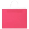 Sacs en papier 50 pcs avec poignées rose 32x22x24 cm 