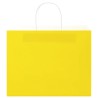 Sacs en papier 50 pcs avec poignées jaune 32x22x24 cm 