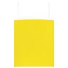 Sacs en papier 50 pcs avec poignées jaune 32x22x24 cm 