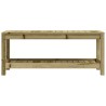 Banc de jardin 108x35x45 cm bois de pin imprégné 