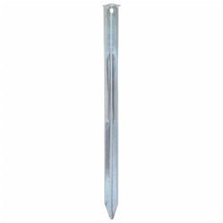 Piquets de tente 24 pcs 30 cm Ø20 mm acier galvanisé 