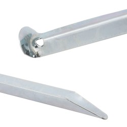 Piquets de tente 24 pcs 30 cm Ø20 mm acier galvanisé 